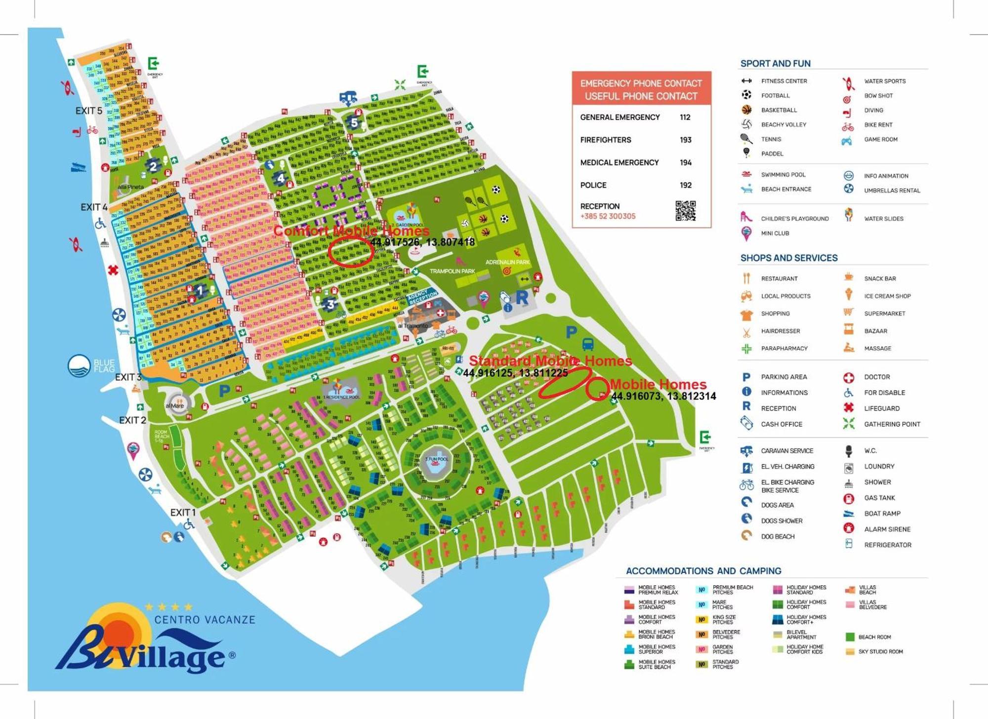 Plamar Mobile Homes Bi Village Fažana Exteriér fotografie